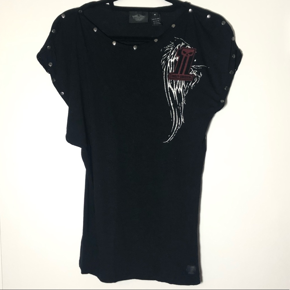 Harley Davidson black angel shirt